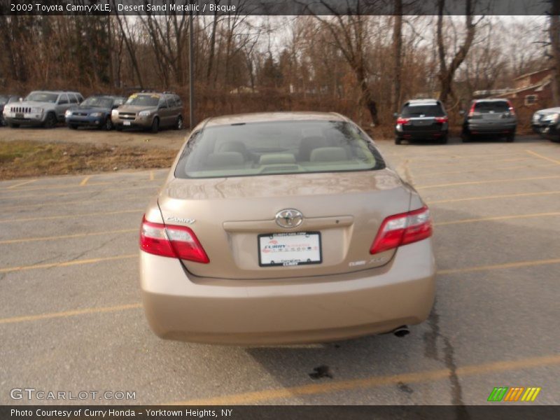 Desert Sand Metallic / Bisque 2009 Toyota Camry XLE