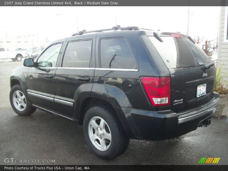 Black / Medium Slate Gray 2007 Jeep Grand Cherokee Limited 4x4