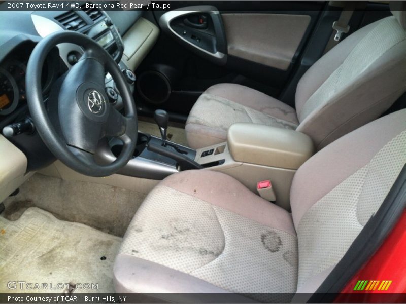 Barcelona Red Pearl / Taupe 2007 Toyota RAV4 4WD