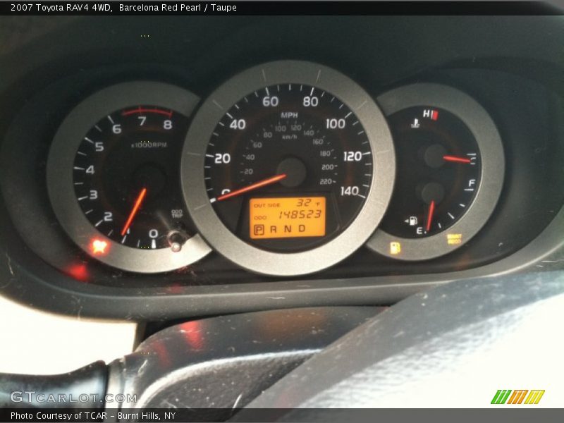 Barcelona Red Pearl / Taupe 2007 Toyota RAV4 4WD