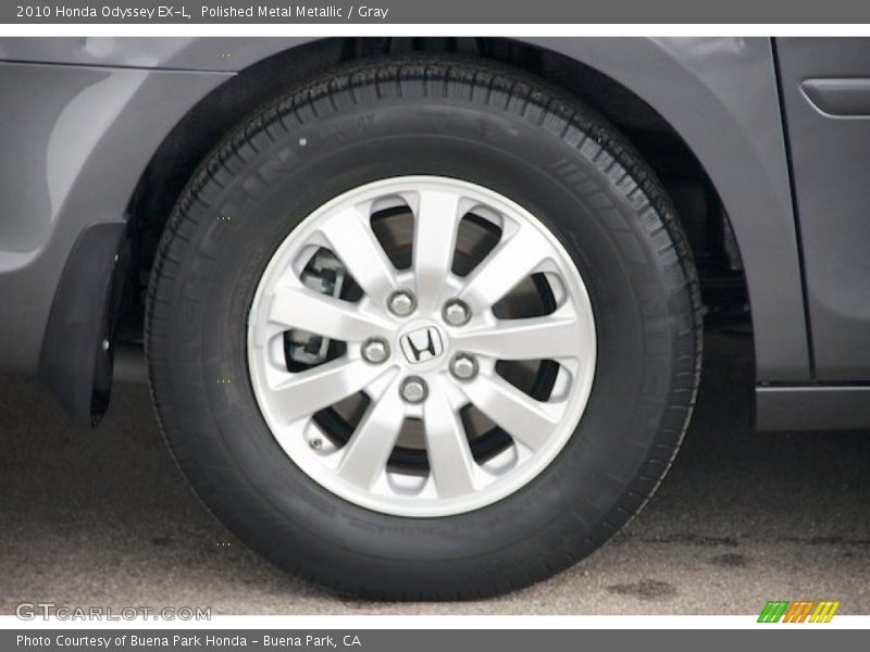 Polished Metal Metallic / Gray 2010 Honda Odyssey EX-L