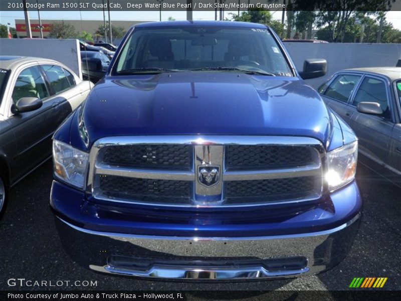 Deep Water Blue Pearl / Dark Slate/Medium Graystone 2010 Dodge Ram 1500 SLT Quad Cab