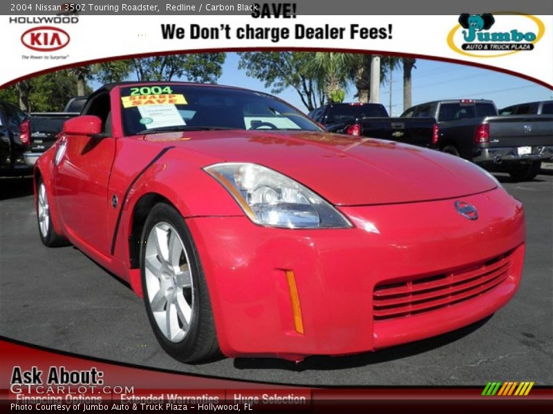 Redline / Carbon Black 2004 Nissan 350Z Touring Roadster