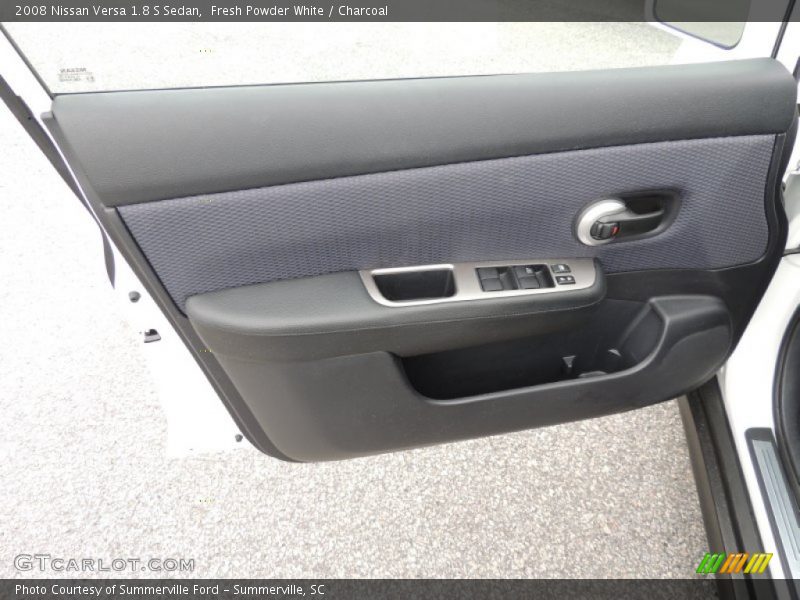 Fresh Powder White / Charcoal 2008 Nissan Versa 1.8 S Sedan
