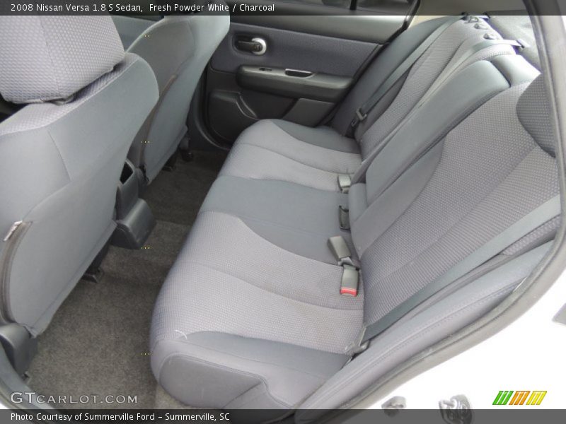 Fresh Powder White / Charcoal 2008 Nissan Versa 1.8 S Sedan
