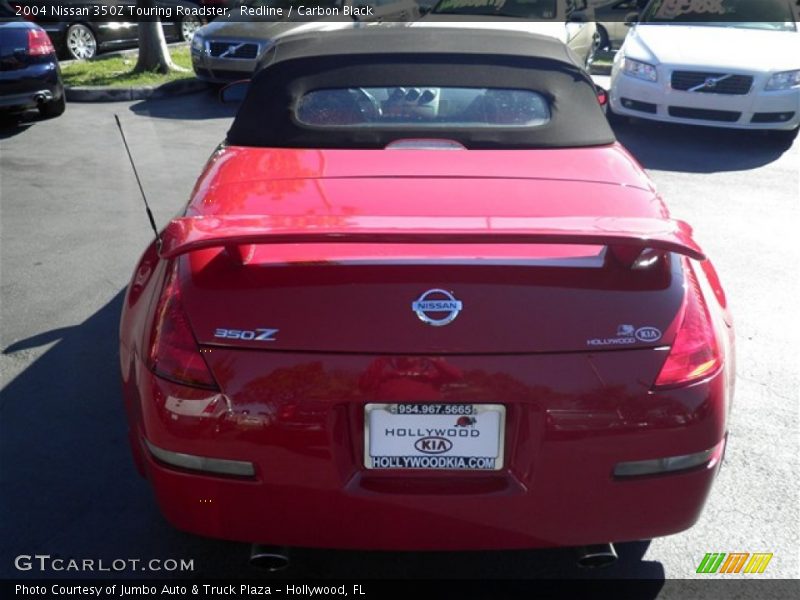 Redline / Carbon Black 2004 Nissan 350Z Touring Roadster