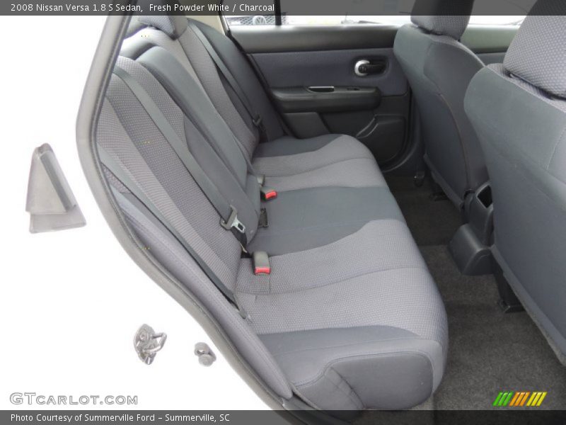 Fresh Powder White / Charcoal 2008 Nissan Versa 1.8 S Sedan