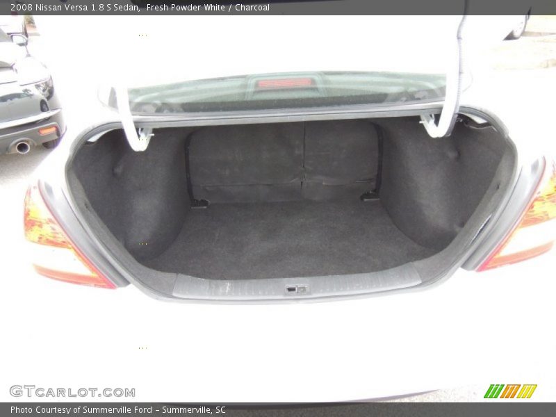 Fresh Powder White / Charcoal 2008 Nissan Versa 1.8 S Sedan