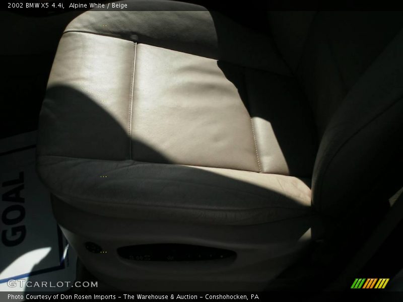 Alpine White / Beige 2002 BMW X5 4.4i