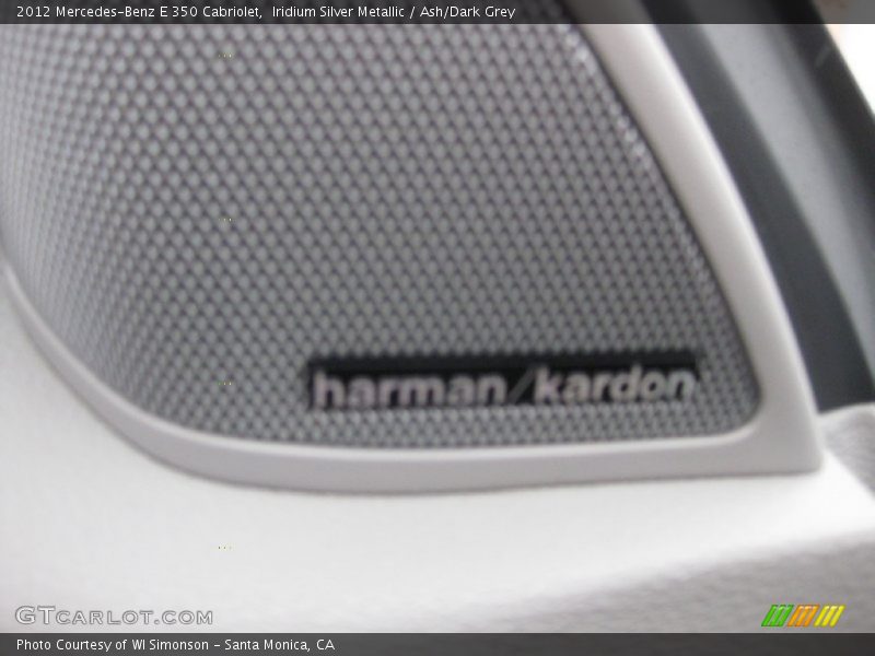 Iridium Silver Metallic / Ash/Dark Grey 2012 Mercedes-Benz E 350 Cabriolet