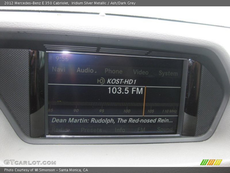 Iridium Silver Metallic / Ash/Dark Grey 2012 Mercedes-Benz E 350 Cabriolet