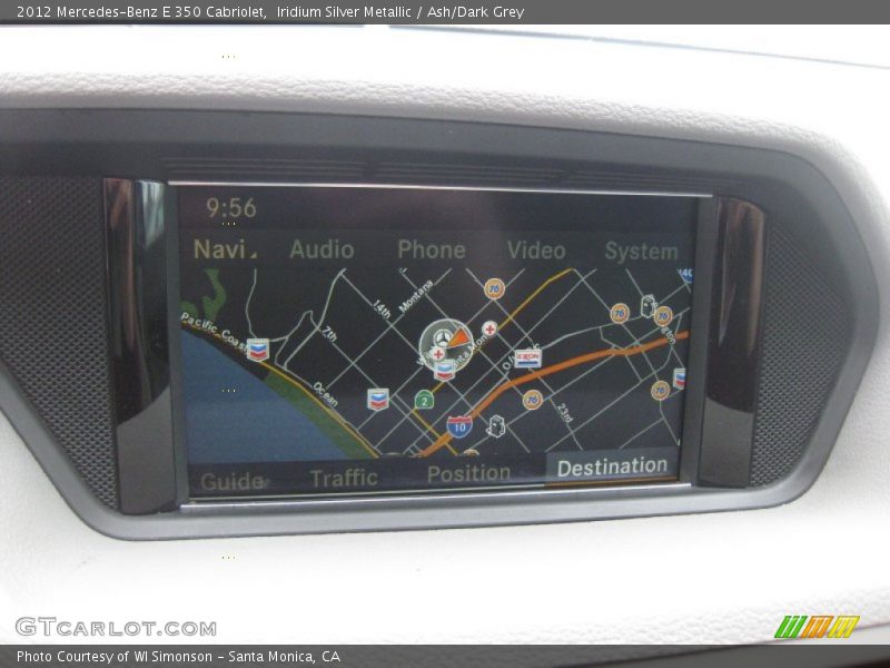 Iridium Silver Metallic / Ash/Dark Grey 2012 Mercedes-Benz E 350 Cabriolet