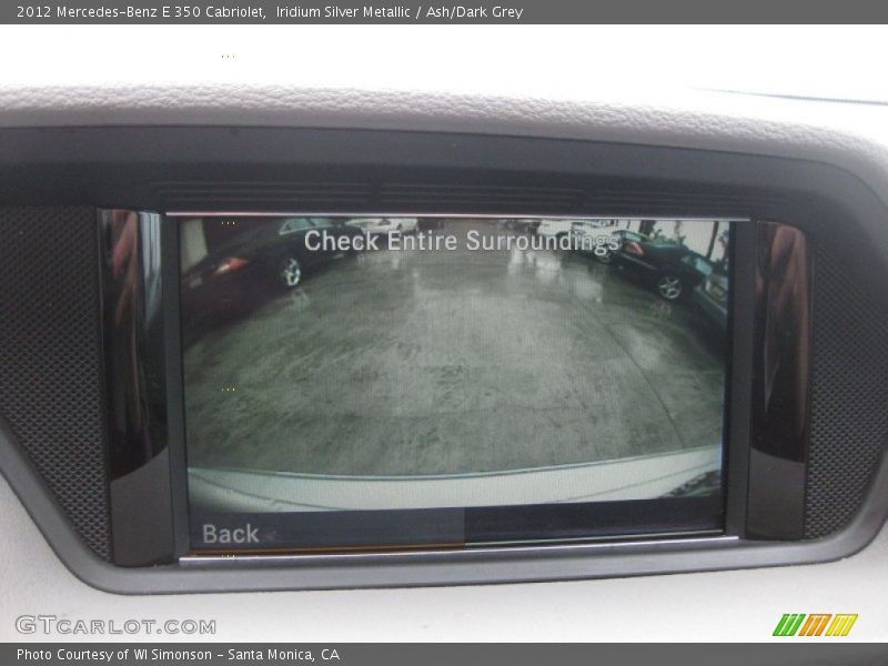 Iridium Silver Metallic / Ash/Dark Grey 2012 Mercedes-Benz E 350 Cabriolet
