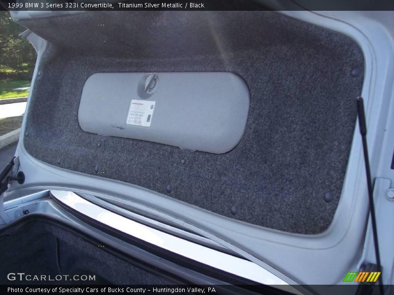 Titanium Silver Metallic / Black 1999 BMW 3 Series 323i Convertible