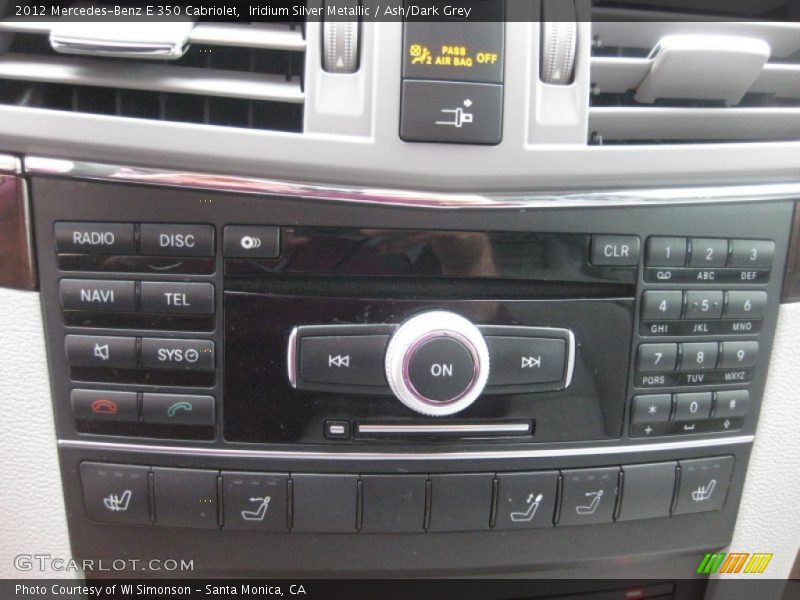 Iridium Silver Metallic / Ash/Dark Grey 2012 Mercedes-Benz E 350 Cabriolet