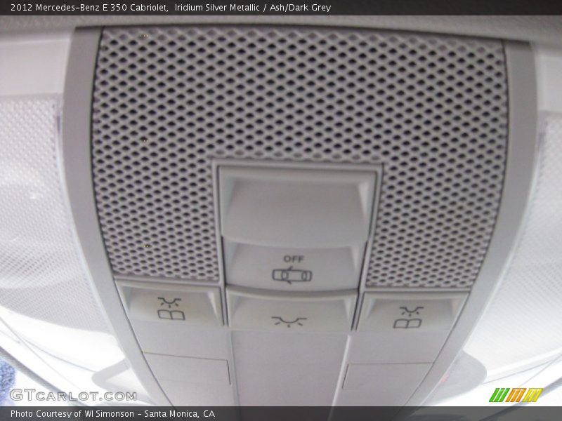 Iridium Silver Metallic / Ash/Dark Grey 2012 Mercedes-Benz E 350 Cabriolet