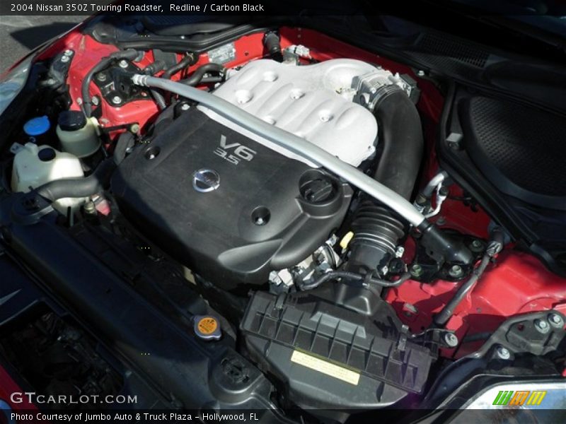 Redline / Carbon Black 2004 Nissan 350Z Touring Roadster