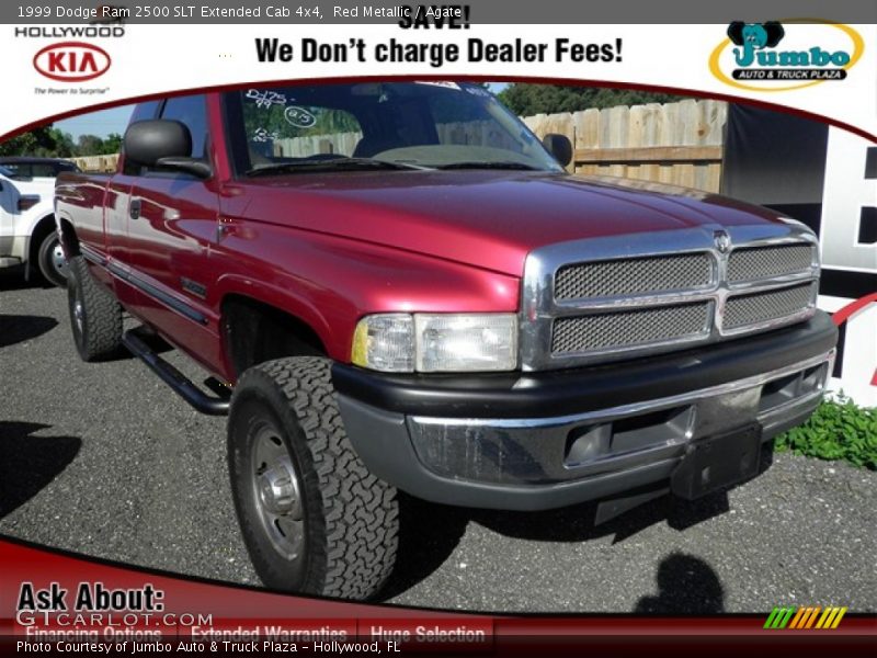 Red Metallic / Agate 1999 Dodge Ram 2500 SLT Extended Cab 4x4