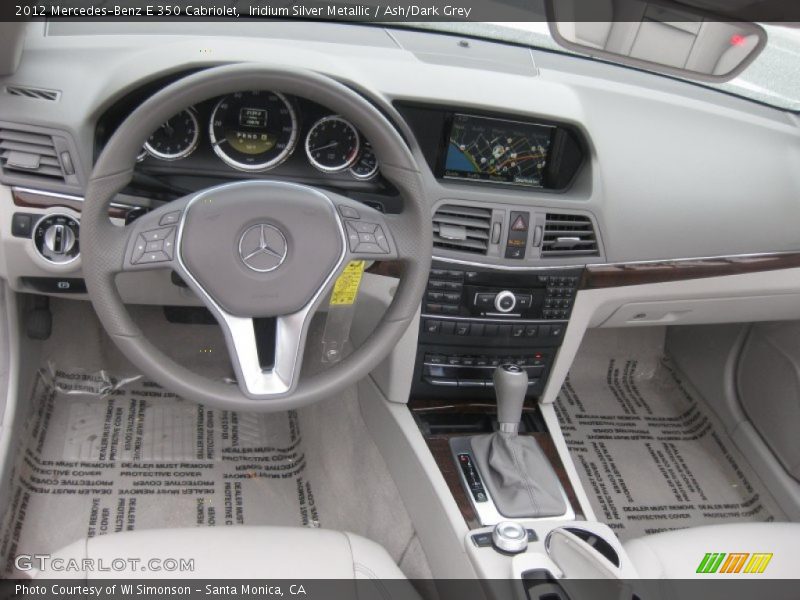 Iridium Silver Metallic / Ash/Dark Grey 2012 Mercedes-Benz E 350 Cabriolet