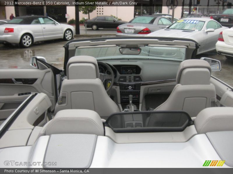 Iridium Silver Metallic / Ash/Dark Grey 2012 Mercedes-Benz E 350 Cabriolet
