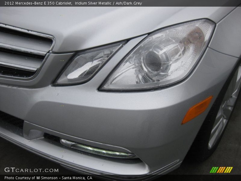 Iridium Silver Metallic / Ash/Dark Grey 2012 Mercedes-Benz E 350 Cabriolet