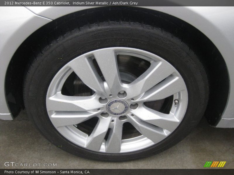 Iridium Silver Metallic / Ash/Dark Grey 2012 Mercedes-Benz E 350 Cabriolet