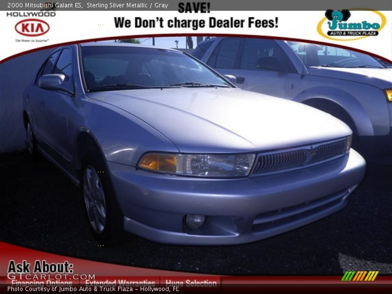 Sterling Silver Metallic / Gray 2000 Mitsubishi Galant ES