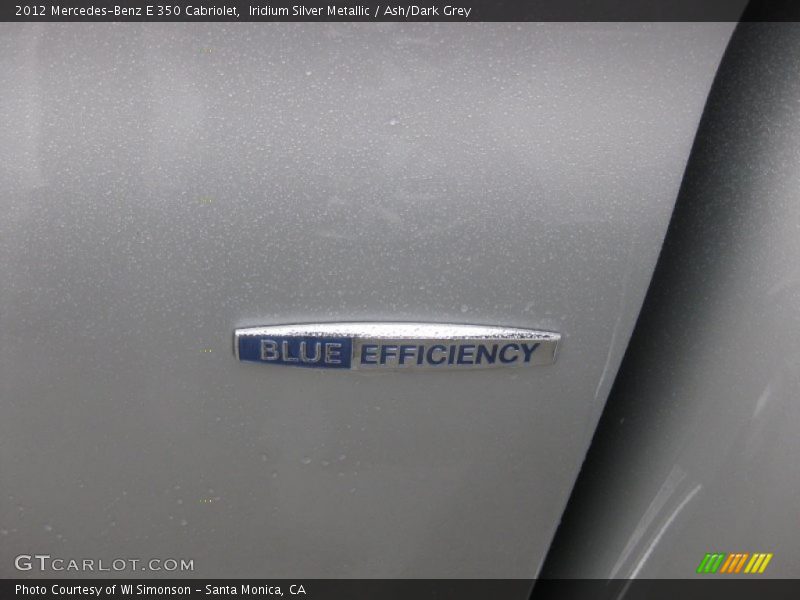 Iridium Silver Metallic / Ash/Dark Grey 2012 Mercedes-Benz E 350 Cabriolet