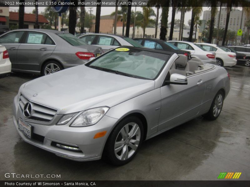 Iridium Silver Metallic / Ash/Dark Grey 2012 Mercedes-Benz E 350 Cabriolet