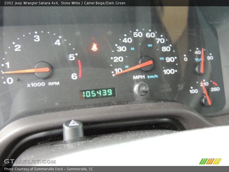 Stone White / Camel Beige/Dark Green 2002 Jeep Wrangler Sahara 4x4