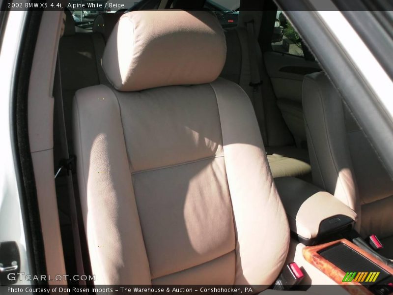 Alpine White / Beige 2002 BMW X5 4.4i