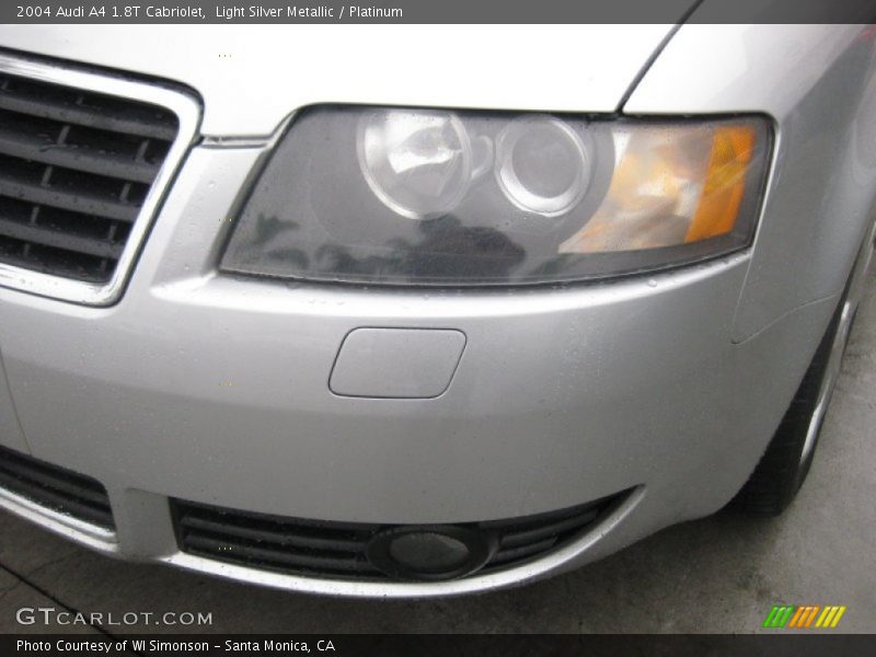 Light Silver Metallic / Platinum 2004 Audi A4 1.8T Cabriolet