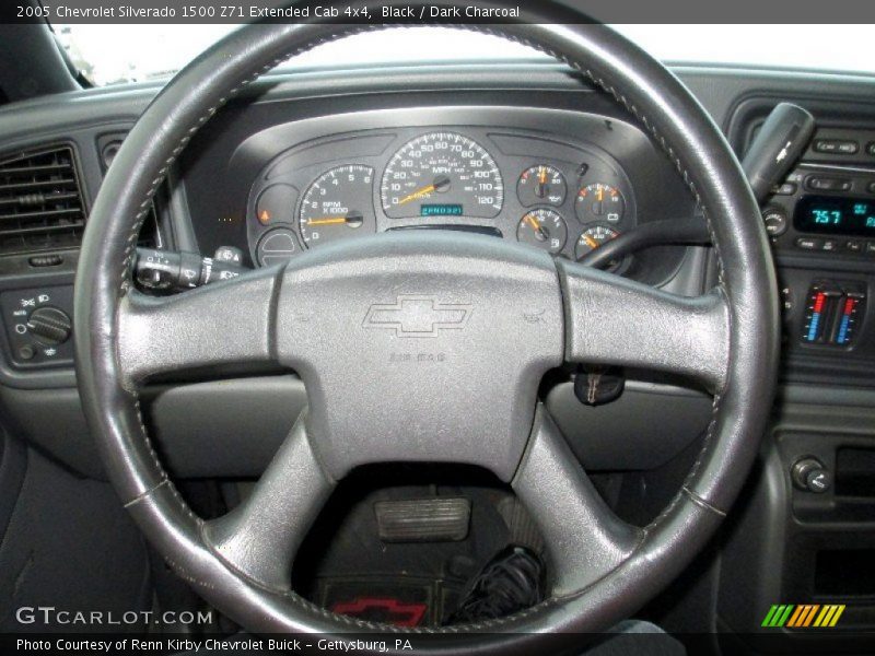  2005 Silverado 1500 Z71 Extended Cab 4x4 Steering Wheel