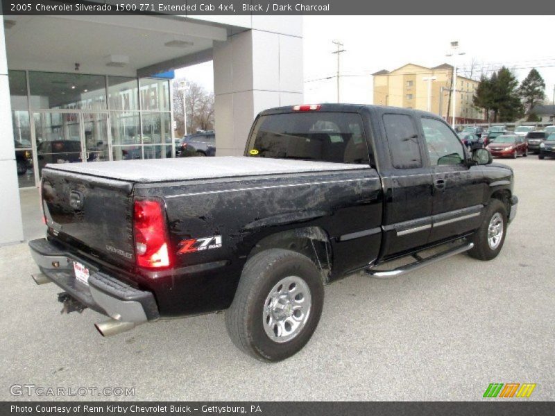 Black / Dark Charcoal 2005 Chevrolet Silverado 1500 Z71 Extended Cab 4x4