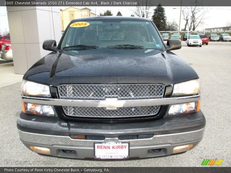 Black / Dark Charcoal 2005 Chevrolet Silverado 1500 Z71 Extended Cab 4x4