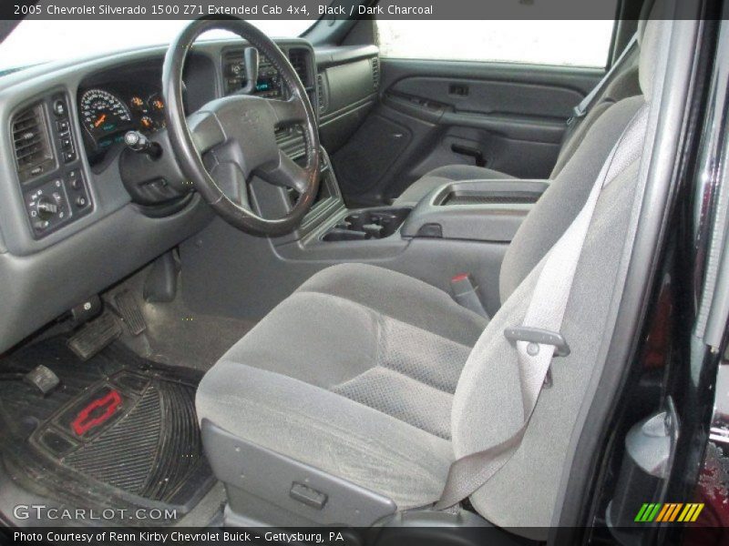 Black / Dark Charcoal 2005 Chevrolet Silverado 1500 Z71 Extended Cab 4x4