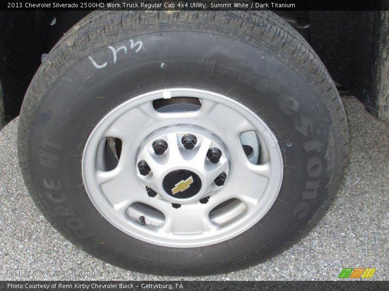 Summit White / Dark Titanium 2013 Chevrolet Silverado 2500HD Work Truck Regular Cab 4x4 Utility
