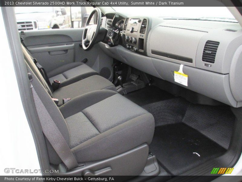 Summit White / Dark Titanium 2013 Chevrolet Silverado 2500HD Work Truck Regular Cab 4x4 Utility