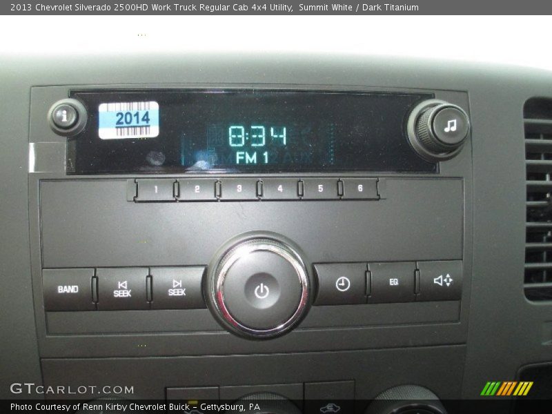 Summit White / Dark Titanium 2013 Chevrolet Silverado 2500HD Work Truck Regular Cab 4x4 Utility