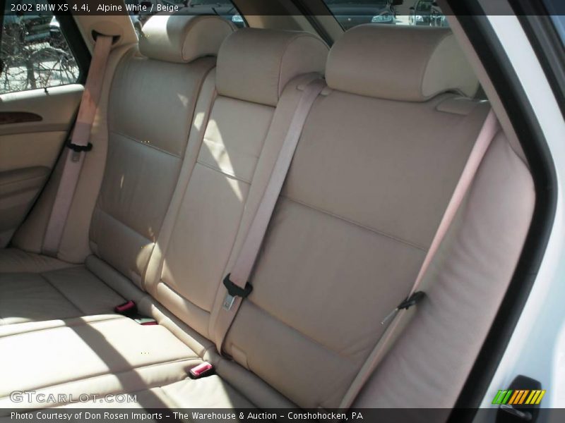 Alpine White / Beige 2002 BMW X5 4.4i