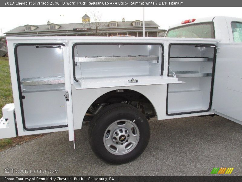 Summit White / Dark Titanium 2013 Chevrolet Silverado 2500HD Work Truck Regular Cab 4x4 Utility