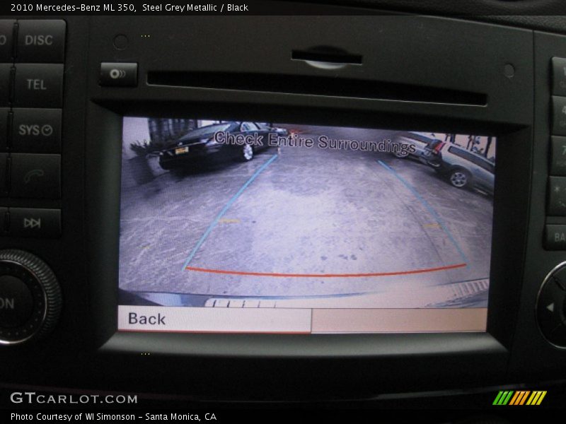 Steel Grey Metallic / Black 2010 Mercedes-Benz ML 350