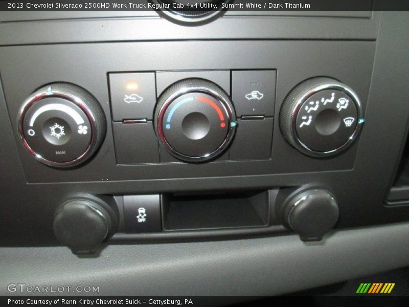 Summit White / Dark Titanium 2013 Chevrolet Silverado 2500HD Work Truck Regular Cab 4x4 Utility