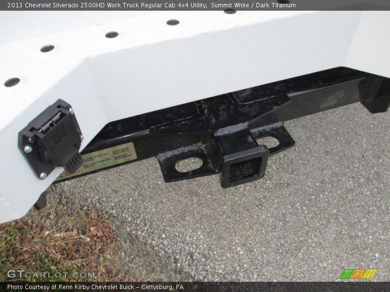 Summit White / Dark Titanium 2013 Chevrolet Silverado 2500HD Work Truck Regular Cab 4x4 Utility