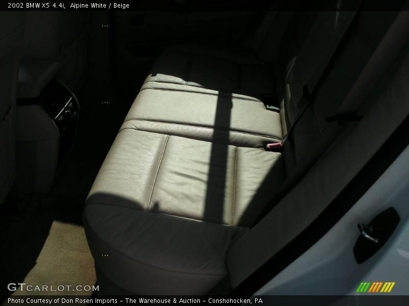 Alpine White / Beige 2002 BMW X5 4.4i