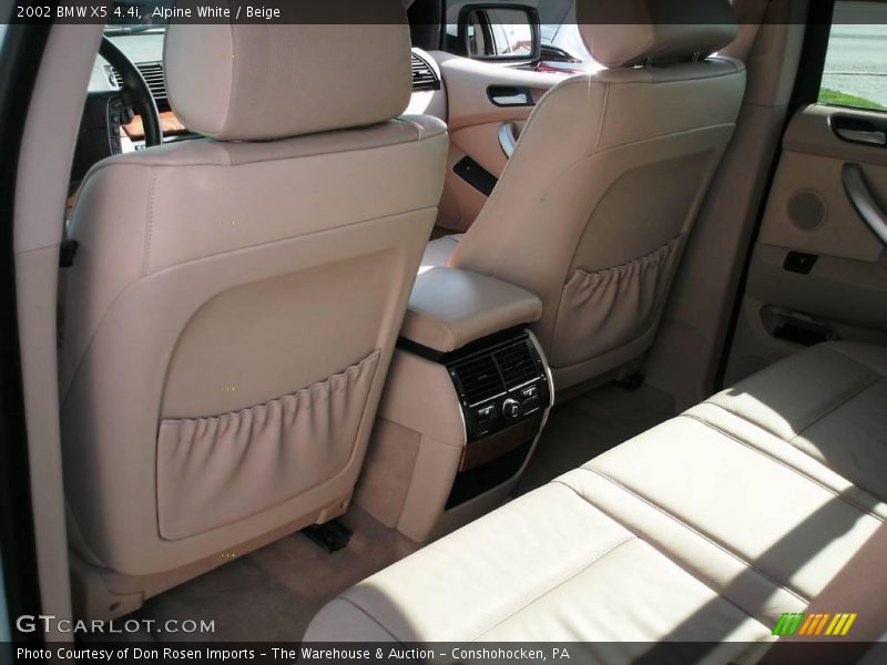 Alpine White / Beige 2002 BMW X5 4.4i