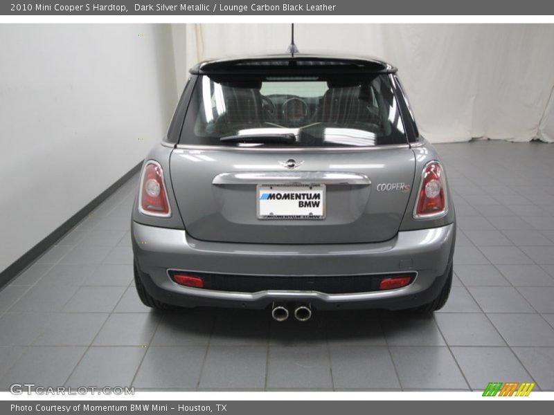 Dark Silver Metallic / Lounge Carbon Black Leather 2010 Mini Cooper S Hardtop