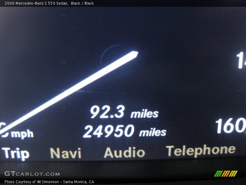 Black / Black 2009 Mercedes-Benz S 550 Sedan