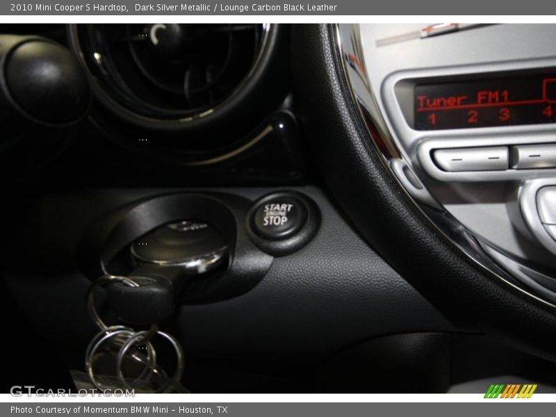 Dark Silver Metallic / Lounge Carbon Black Leather 2010 Mini Cooper S Hardtop