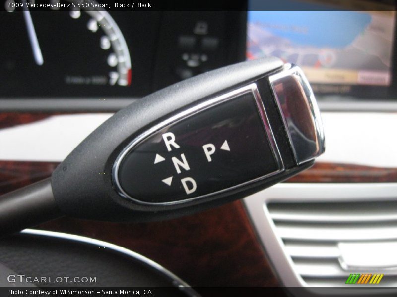 Black / Black 2009 Mercedes-Benz S 550 Sedan